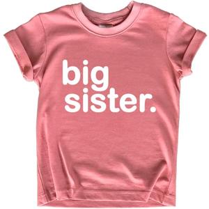 Big Sister Shirt Outfit Announcement Toddler Sibling Reveal to be 18 Months 2t 3t
