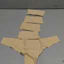 voenxe Seamless Women Underwear Thongs,No Show Ladies Thong,No Line Workout Breathable Comfortable Panties,Soft Undies,5-Pack Size M