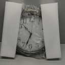 LOMANDA 15 Inch Large Illuminated Outdoor Indoor Wall Clock, Silent Battery Operated Night Light Wall Clocks with Smart Sensor for Bedroom, Patio, Pool, Living Room, Kitchen, Home Office, Bronze