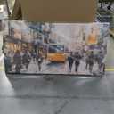 AIXMGSJS Canvas Wall Art Decor Large Wall Art for Living Room Modern Oversized Wall Art Prints Abstract Canvas Art Wall Decor City Life Pictures Decorations Artwork for Walls Home Room Decor 29"X58"