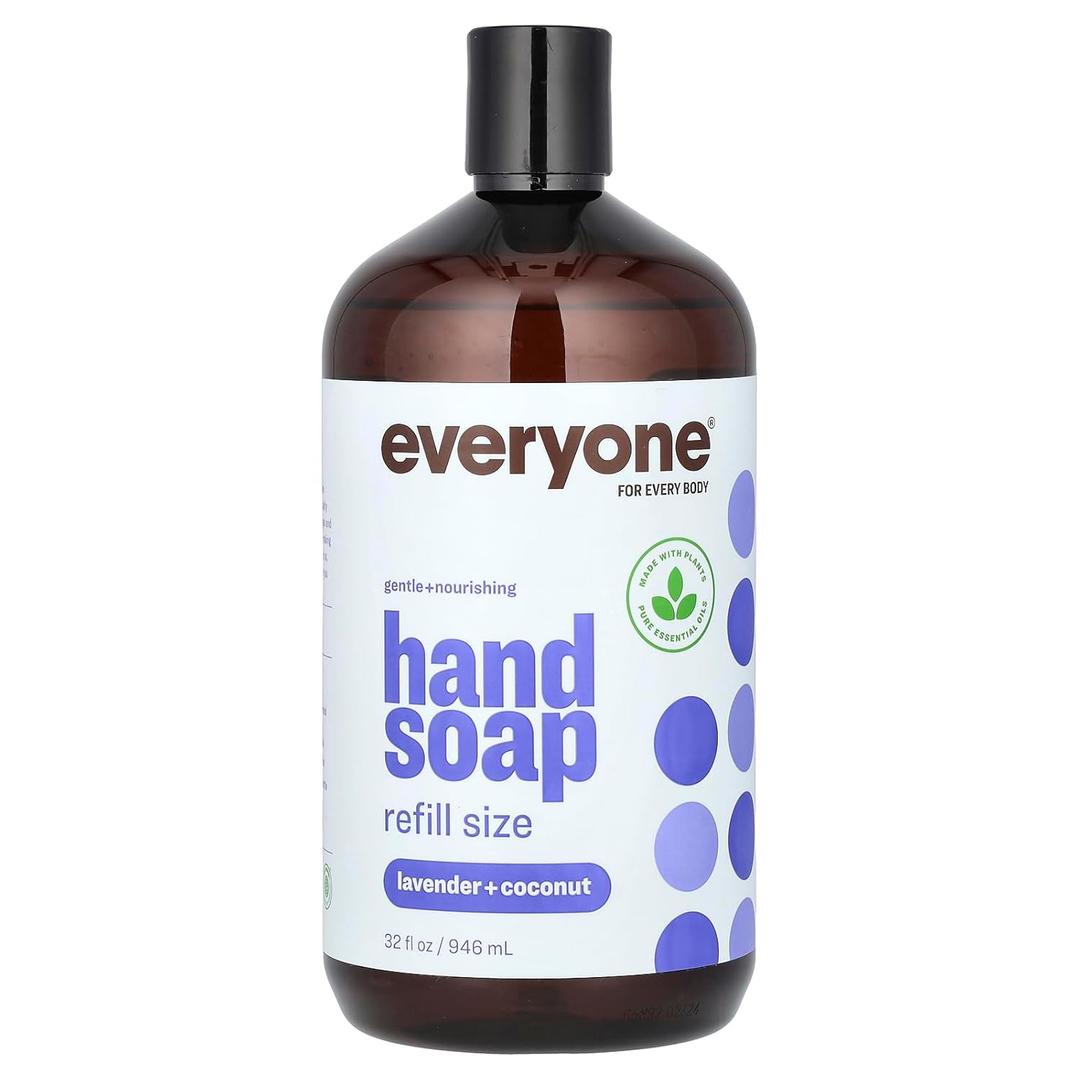Everyone Lavender & Coconut Hand Soap Refill, 32 FZ (1 Ounce (Pack of 1))