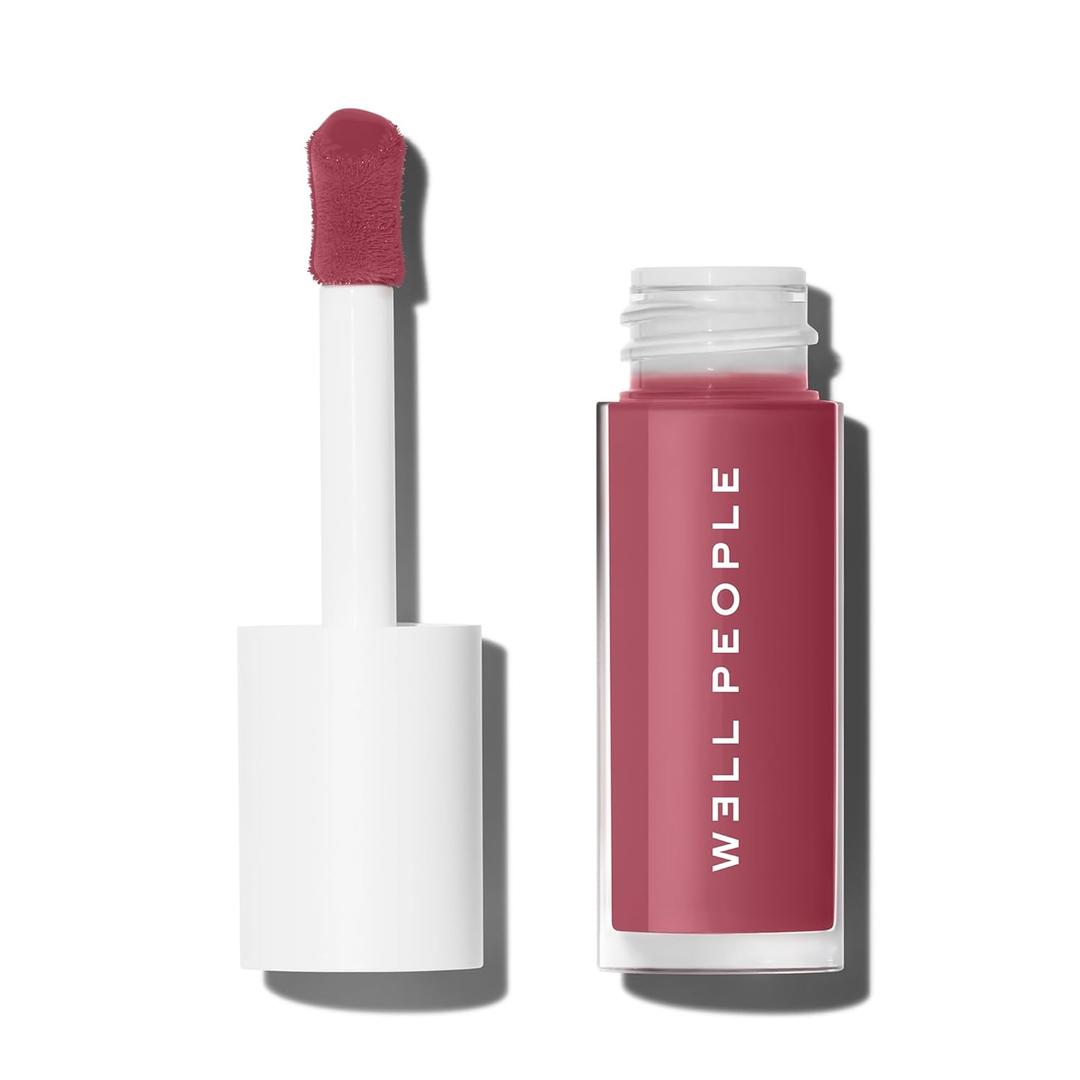 Well People Lush Lip Tinted Oil, Moisturizing Lip Oil For Nourishing & Conditioning Lips, Adds Sheer Color, Vegan & Cruelty-free, Dusty Rose (0.14 Fl Oz (Pack of 1))