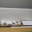 4-Light Kitchen Island Lighting, Farmhouse Pendant Island Light Fixture with Glass Shades, Black and Gold Chandelier for Dining Room, Restaurant, Foyer