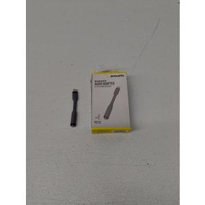 Acoustix Black Rugged Audio Adapter 3.5mm to USB-C Connector DURABLE and Rugged Audio Adapter iPhone,IPad,IPod ,3.5 mm