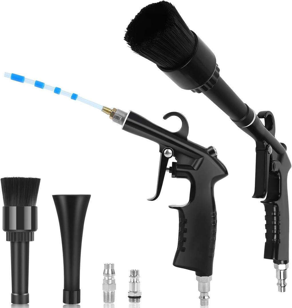 IPELY Car Cleaning Gun, High Pressure Car Blow Gun for Car Detailing, Quickly Clean and Dry Car Surfaces with Strong Air