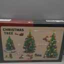 Advent Calendar 2025 Adult Kids Girls Boys Teens Women Men Christmas Tree Building Set,24 Boxes 1100+ Pcs Christmas Countdown Calendar Building Blocks with LED Light stocking stuffers for kids