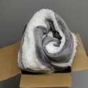 Bedsure GentleSoft Sherpa Fleece Twin Blanket for Couch, Non-Heated, Thick and Warm Throw for Women and Men, Soft Fuzzy Plush Blanket for Winter, Grey, 60x80 Inches