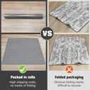 Placoot Desk Chair Mat for Hardwood Floor Corduroy Surface 1/6" Thick 55"x35" Office Chair Mat for Rolling Chairs-100% Large Anti-Slip Backing Under Desk Low-Pile Office Rug Floor Mat for Office/Home