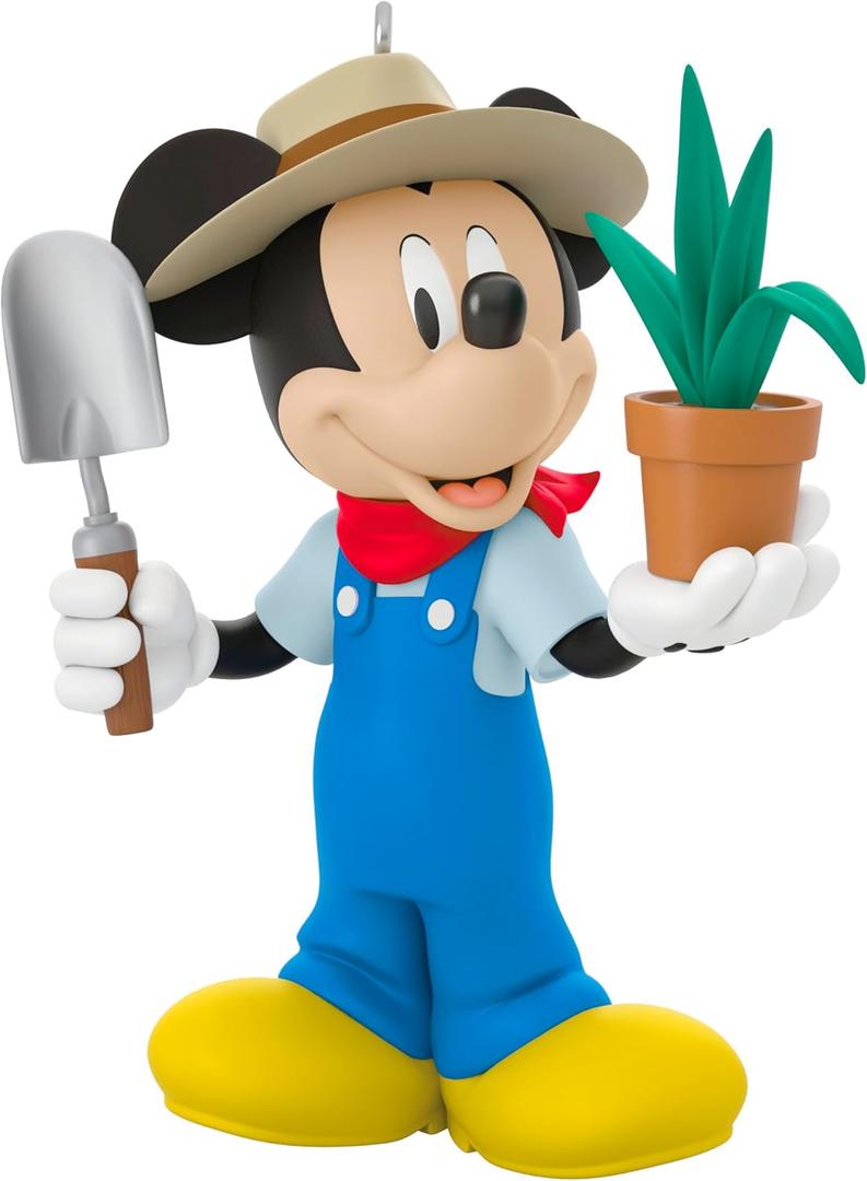 Hallmark Keepsake Disney Christmas Ornament, All About Mickey! Gardener Mickey, Gifts for Disney Fans