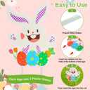 9 Pack Easter Yard Sign Outdoor Decorations, Waterproof Bunny Easter Sign, Decorations for Lawn Yard Garden