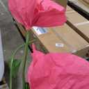 5.9 Ft Large Paper Artificial Flowers,Giant Flowers for Decoration,Standing Huge Handcrafted Poppy Flowers for Garden,Hotel,Office,Photography Props,Wedding,Art Gallery,Shop Window Display(Rose)