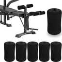 Homoyoyo 6Pcs Foam Fitness Equipment Foam Pads for Exercise Machine Replacement Covers for Leg Extension Bench 5.31X2.95X2.95 Inches