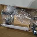 Amazon Basics Front Door Lock Set, Handleset with Shelby Lever, Single Cylinder, Easy to Install, Oil Bronze, Grade-3 Security