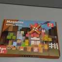 150 PCS Magnetic Blocks - Farm Animals Magnetic Building Blocks Cubes & Magnet Toys, Stacking Magnets, STEM Toys for School Acitivities, Ideal Christmas Birthday Gifts for Boys Age 3+ Years Old