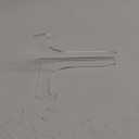 Plymor Clear Acrylic 60-Degree Angle Easel With Shallow Support Ledges, 9" H x 7" W x 5.75" D