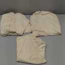 Maiangel Set of 3 Wedding Arch Cover Spandex Fitted Stretchy Arch Stand Covers,2-Sided Round Top Chiara Backdrop Cover for Party Birthday Banquet Baby Shower Arch Decoration (4ft,5ft,6ft Beige)