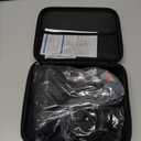 AERLANG Massage Gun with Heat Deep Tissue Back Massager Neck Massager for Pain Relief,Muscle Percussion Massage Gun, Birthday Gifts for Men Women Dad him Handheld Message Gun with 7Heads&Silent (Black)