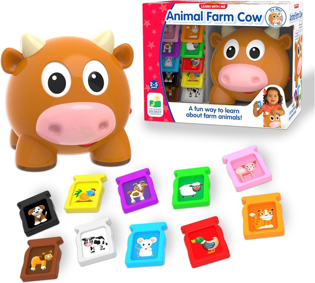 The Learning Journey: Learn with Me  Animal Farm  Teaching Toddler Educational Playset - Counting and Sorting - Preschool Learning Toys & Gifts for Boys & Girls Ages 2-5 Years
