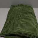 MIULEE Pack of 2 Pillow Covers Soft Soild Decorative Square Throw Pillow Covers Set Cushion Cases Pillowcases for Sofa Bedroom Car 20 x 20 Inch 50 x 50 Cm Moss Green