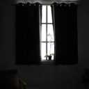 YoungsTex Grey Blackout Curtains for Bedroom 84 Inches Long - Thermal Insulated with Grommet Room Darkening Window Drapes for Living Room, 2 Panels, 42 x 84 Inch