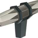 Amerock | Cabinet Knob | Polished Nickel/Black Bronze | 2-1/2 inch (64 mm) Length | London | 1 Pack | Drawer Knob | Cabinet Hardware
