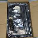 Laundry Basket with Wheels, Laundry Hamper with Removable Bag and Steel Frame, 160L Rolling Dirty Clothes Basket for Bedroom, Bathroom, Laundry Room (White-Brown)