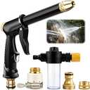 Jet Nozzle Power Washer for Garden Hose, Upgrade Pressure Washer Wand, Adjustable High Pressure Water Nozzle for Car Washing Patio Garden Outdoor Cleaning