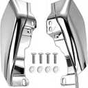 Deflector Heat Shields for Harley Davidson Touring Street Glide Road Glide Electra Glide Road King Ultra Limited Tri Glide CVO 2017-2024 2025, Gloss Sliver