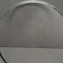 New Star Foodservice Restaurant-Grade Seamless Aluminum Pizza Baking Screen, 16 Inch, Pack of 6