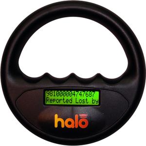 Halo Microchip Scanner Black,135mm Durchmesser X 33mm