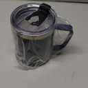 WETOWETO 14 oz Coffee Mug, Vacuum Insulated Camping Mug with Lid, Double Wall Stainless Steel Travel Tumbler Cup, Thermal Coffee Mug, Powder Coated Navy Blue Pack Of 2