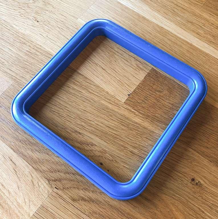 Mulenex Electrical Grommets, 3/4" x 3/4" Square Blue, 1000 Pieces