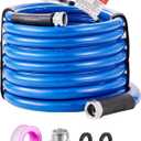 VEVOR 30ft Heated Water Hose for RV, Heated Drinking Water Hose Antifreeze to -45F, Automatic Self-regulating, 5/8" I.D. with 3/4" GHT Adapter, Lead and BPA Free