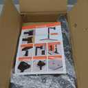 Starlink Mount, Adjustable Starlink Wall Mount Gen 3 with Telescoping Support Arm, Rustproof, Weatherproof for Concrete Walls and Wood Walls, Easy Installation Black (9.4-14.5 Inches Starlink Mount)