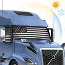 Semi Truck Sun Shade for Windshield and Side Window Retractable Sunshade Blocker Sun Rays | Keep Warm in Winter | New Material Effective for Big Rig Truck, RV Accessories
