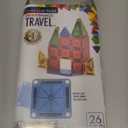Magna-Tiles microMAGS 26-Piece Travel Magnetic Construction Set  Bold Colors, The Original Magnetic Building Brand
