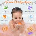 9 Pack Halloween Bath Bombs for Kids, Halloween Bubble Kids Bath Bombs with Surprise Toy Inside, Halloween Treat Bags Gifts for Kids Girls Boys