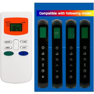 Replacement Remote Control for HHT Simplifire Electric Fireplace Heater Remote-SF-ELEC SF-BI30-E SF-BI36-E SF-PP23-E SF-PP26-E