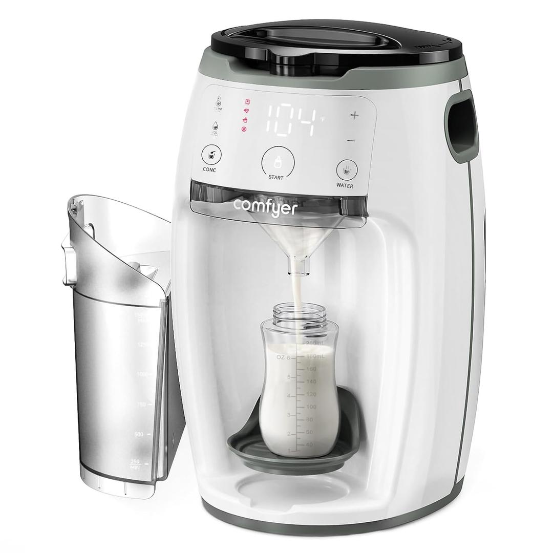 Instant Formula Maker comfyer, Customizable and Automatic Formula Dispenser Machine with Accurate Temperature Control for Baby, Automatic Powder Blending for All Brands of Bottle and Formula, White