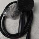 Delta Faucet ProClean Matte Black Shower Head with Handheld, Showerhead with High Pressure Spray, Handheld Shower Head, 6 Spray Settings, Matte Black 75740BL