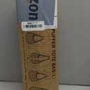 Quilted Puffer Tote Bag for Women - Large Crossbody Bag, Lightweight Nylon Puffy Carryall Hobo Puff Shoulder Bag (Black)