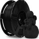 FLASHFORGE PLA Filament 1.75mm +/- 0.02mm, Matte Black 3D Printer Filament 1kg (2.2lbs) Spool, Excellent Printing Performance, Easy to Use for Most FDM 3D Printers