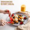 PLASTICPRO 1000 piece Cutlery Combo set of Red Plastic Forks, Spoons, and Knives Disposable Colored Cutlery Bulk Pack Variety Pack for Party Home Office