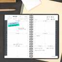 AT-A-GLANCE Planner 2026-2027 Weekly Academic 14-Month July-August Hourly Appointment Book, 5" x 8", Black (7010105)