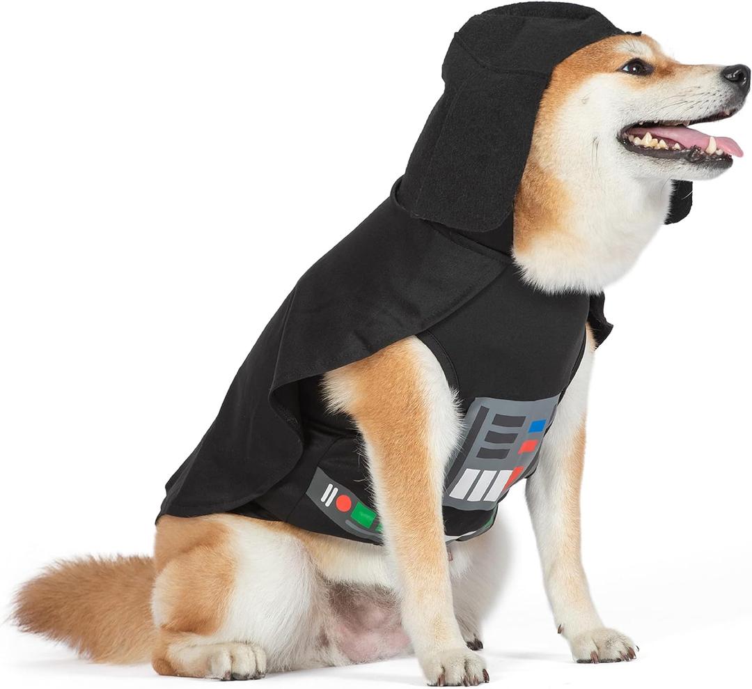 Star Wars for Pets Darth Vader Halloween Dog Costume - Officially Licensed Star Wars Dog Costume with Attached Hood and Cape, Machine Washable Polyester, Size X-Large