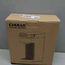 CHULUX Slim Single Serve Coffee Maker for K Pod, One Cup Coffee Maker Fits 7.3" Travel Mugs, Coffee Machine with 6 to 12oz Brew Sizes, Pearl White