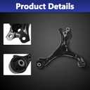Control Arm, Front Lower Control Arm with Ball Joints Suspension Kit Replacement For 2013-2015 Honda Civic - 2 Pcs