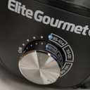 Elite Gourmet EFD319 Food Dehydrator, 5 BPA-Free 11.4" Trays Adjustable Temperature Controls, Jerky, Herbs, Fruit, Veggies, Dried Snacks, Black