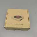 MICOCIOUS Bluetooth Portable Home CD Music Player with Remote Control, Timer, Built-in Speakers and LED Display - FM Radio Boombox (White)