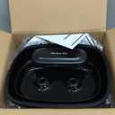 Gardner Pet Cat Fountain 1 Gallon, Vortex Dog Water Fountain, Ultra Quiet Automatic Cat Fountain with Filter, Transparent Tank, Splash-Proof, Easy to Clean,Without Adapter (Black)